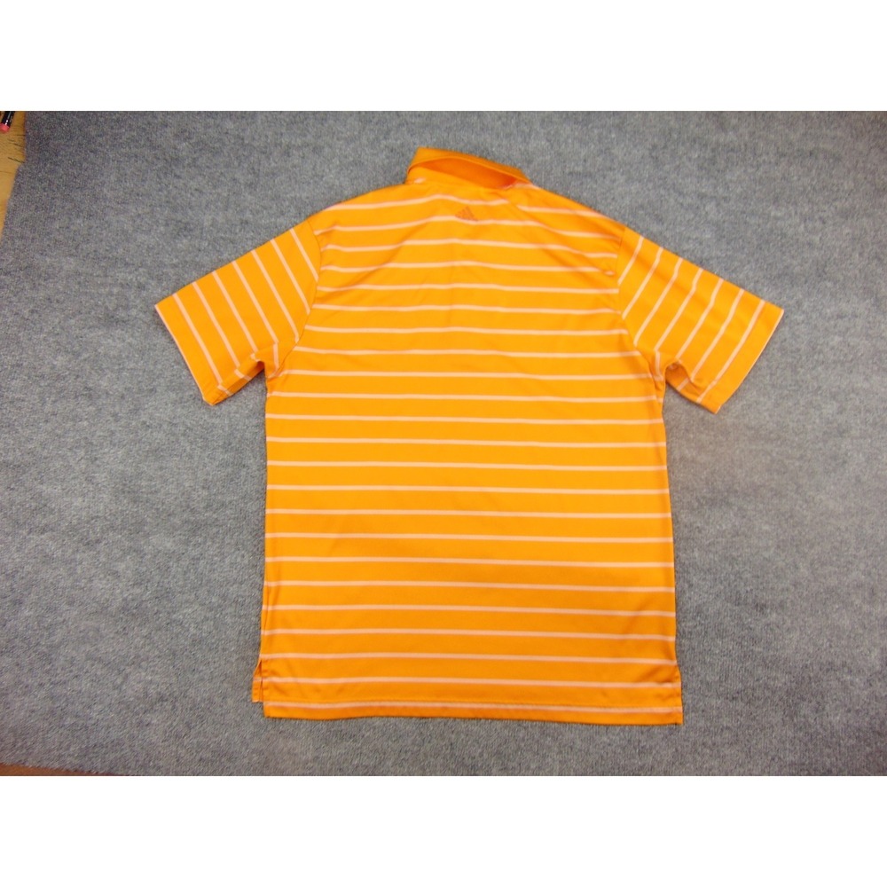 Mercer Bears Polo Mens Med Puremotion Orange Striped Adidas Golf Gorpcore Sporty - Picture 3 of 9